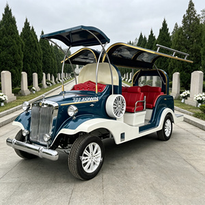 Carroza Fúnebre Eléctrica Vintage Personalizada con Opciones de Adornos, Compartimento Seguro para Ataúdes, para Adquisición por Funerarias - Product Image 1