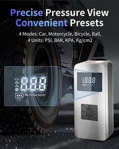 New arrivals công cụ xe nhảy khởi động 12V khẩn cấp Xe pin Booster gói với máy nén khí có thể sạc lại 150PSI lốp inflators - Product Image 6