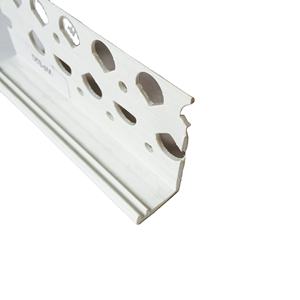 Белый декоративный настенный угловой защитный пластиковый ПВХ виниловый корпус из бисера - Product Image 2