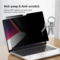 Protecteur d'écran de confidentialité magnétique pour MacBook Anti-espion ordinateur portable Film de protection amovible filtre de confidentialité