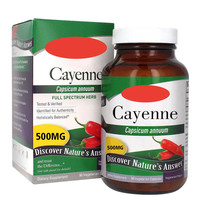Capsules de Cayenne de haute qualité de marque privée soutiennent le métabolisme gestion du poids supplément pour brûler les graisses