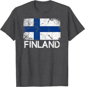 Camiseta I Love Finland para hombre, camiseta informal de manga corta a la moda, ropa de calle, fabricante profesional, camisetas de algodón, envío directo