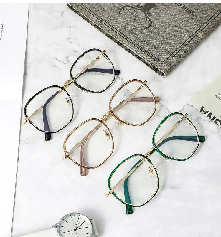 Óculos de acetato para miopia, venda imperdível, óculos de armação azul de acetato, óculos de miopia, lentes de contato