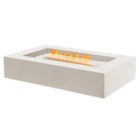Ensemble de canapés d'extérieur Zlor avec table foyer autoportante en acier moderne, mobilier personnalisé pour patio et jardin, garantie 3 ans