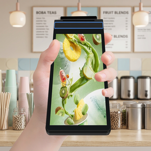 Handheld POS Terminal Android OS 3+16GB <b>with</b> 2D <b>Scanner</b> 58mm <b>Printer</b> NFC 4G LTE Capacitive Touch Screen - Product Image 1