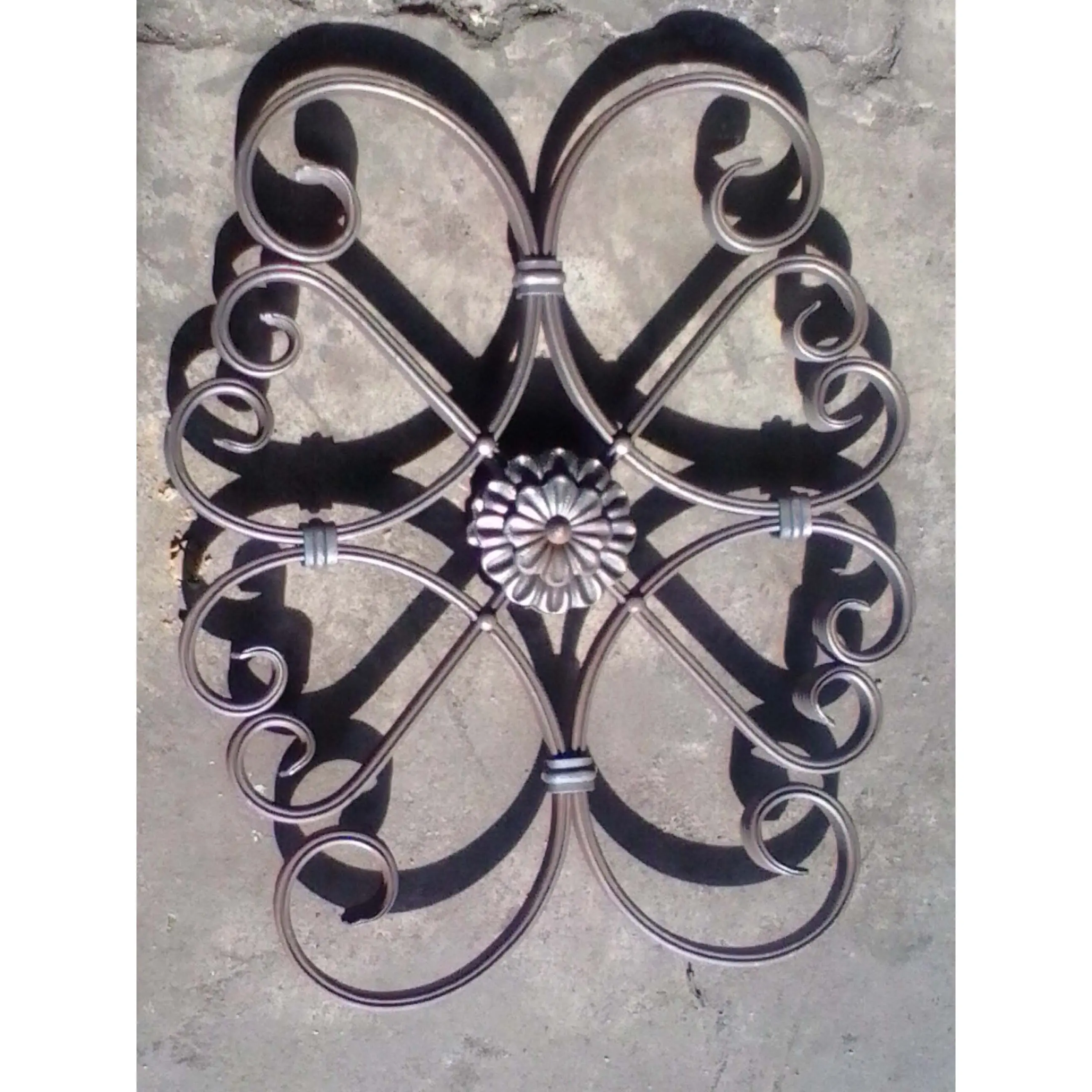 2014 hebei manufacturer wrought iron forged parts for fence decorative factory