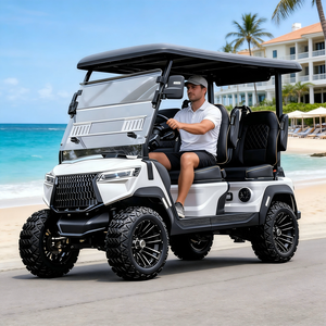 Carrito de Golf Eléctrico de Alta Eficiencia de 4 Plazas, Nuevo Diseño Profesional para Campos de Golf, para Carreteras No Públicas, con Certificación DOT - Product Image 1