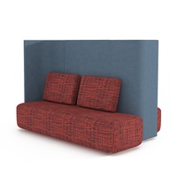 Canapé à dossier haut de gamme style nordique moderne, séparateur de bureau modulaire de séparation, bluetooth