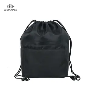 Sac à cosmétiques avec cordon de serrage, étui de voyage, baril de maquillage, sac à cosmétiques avec petite pochette de maquillage Portable, sac de maquillage mignon organisateur