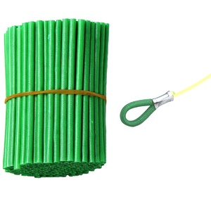 Hysun 500 pièces/sac, équipement de pêche en ligne longue, tubes anti-friction, tresses en polyester enduites, protecteurs de boucles, tubes en polyester tressé - Product Image 1