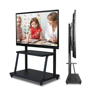 65/75/86/100/110 inch ngón tay đa màn hình cảm ứng thông minh LCD hiển thị phòng họp điện tử kỹ thuật số tương tác thông minh bảng trắng