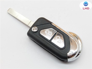 Cho <span class=keywords><strong>Citroen</strong></span> DS3 Đen 2/<span class=keywords><strong>3</strong></span> Nút khóa mở khóa mạ từ xa <span class=keywords><strong>Key</strong></span> Fob trường hợp vỏ - Product Image 2