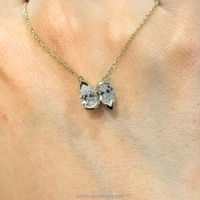 Collier en diamantOr massif 14 carats 9 carats Bijoux en diamant de laboratoire certifiés Igi Collier en diamant de laboratoire