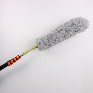 Extentool alumínio vassoura punho espanador com cabo longo cobweb removedor pólo extensão telescópica - Product Image 5