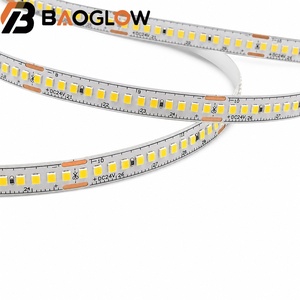 Bande LED anti-éblouissement 280 LED/M SMD2035 DC24V 14W/M 8mm 18/70 Circuit en cuivre Ra85 3000K-6500K Lampe flexible pour intérieur Salon - Product Image 1