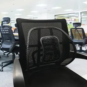 Ergonomische Mesh Kantoor Massage Lumbale Back Rest Kussen Autostoel Pijnbestrijding Onderrug Ondersteuning Stoelkussens