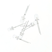 Stock 200 pièces/lots Diodes LED 3mm 5mm Diodes électroluminescentes transparentes Ampoules LED Rouge Vert Bleu Jaune Blanc Lampe LED