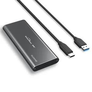 Blueendless-carcasa externa para ordenador portátil, carcasa de aluminio M280C Usb 3,1 a Sata Ngff, nuevo Ssd Hdd Hd, controlador de disco duro M.2