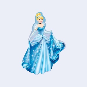 Globos Metálicos de Cenicienta para Fiestas, 71x84cm, 2 Piezas, Bolsa de Fiesta Infantil - Product Image 1