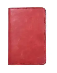 Kunden spezifischer PU-Leder-Notizblock A5 Nachfüllbarer grüner Planer Premium Red Leather Journal Hardcover-Notizbuch mit thermischer Bindung