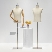 Mode demi-corps Mannequins factice torse vêtements affichage Mannequin masculin pour mannequins d'affichage