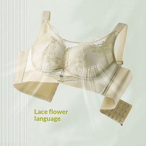 <span class=keywords><strong>Soutien</strong></span>-<span class=keywords><strong>gorge</strong></span> en dentelle française de luxe de haute qualité, sexy, couleur contrastée, maille confortable, respirant, sans couture, taille plus - Product Image 5