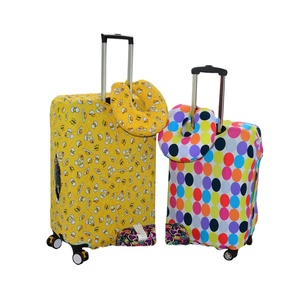 Housse <span class=keywords><strong>de</strong></span> valise <span class=keywords><strong>de</strong></span> voyage personnalisée, légère, protectrice, antistatique, pliable, imprimée numériquement en polyester pour <span class=keywords><strong>chariot</strong></span> - Product Image 1