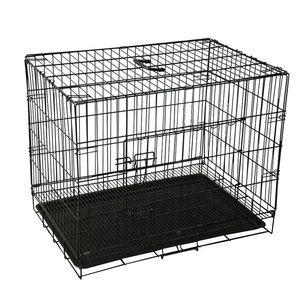 Cage pour chien Caisse pliable pour animaux de compagnie de haute qualité Plateau ABS facile à nettoyer Boîte solide en fer Portable Intérieur Extérieur Enclos Vente en gros d'usine - Product Image 2