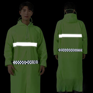 Impermeable Oxford grueso para adultos, impermeable para ciclismo y vehículos eléctricos, cubierta de protección corporal, impermeable todo en uno para motociclismo - Product Image 5