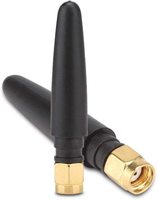 Antena Rubber Duck Eksternal LoRa 433MHz/315MHz dengan Konektor Male/Female, Gain 3dBi