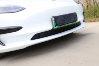 Grille avant anti-insectes améliorée pour Tesla Model 3 Y 2020-2023 Car Honeycomb Grid Auto Bumper Air Inlet Cover Accessories