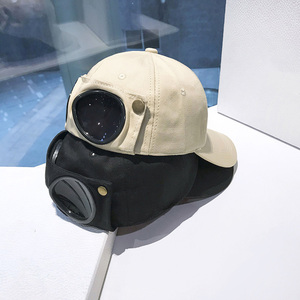 Mũ Bố Phong Cách Đường Phố Thời Trang Mới Mũ Thể Thao Màu Xanh Quân Đội Mũ Bóng Chày Kính Phi Công Chất Lượng Cao - Product Image 5