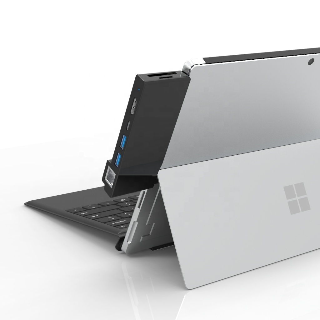 Surface Pro Série USB 3.0 Convertisseur Hub USB SD / TF Lecteur De Carte type c Surface Pro7 Station D'accueil