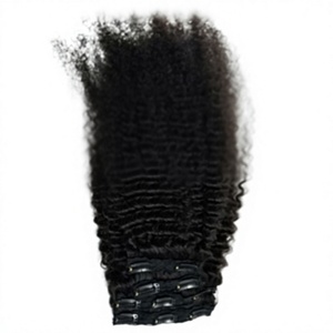 Extensions de cheveux humains de luxe en gros, 100 % naturels, à clipser, Remy vierges, de haute qualité, bouclés, origine Indonésie - Product Image 4
