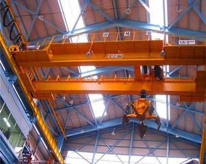 Pont roulant à double poutre QZ de 50 tonnes de qualité stable avec grappin - Product Image 3