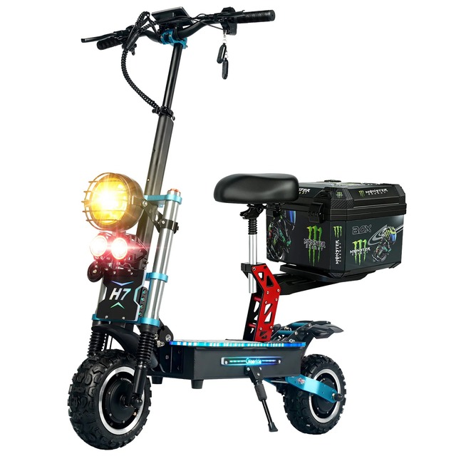 2026 NEW DESIGN Smartwheel H7 6000W Two-wheel Scooter Lithium Battery Digital 200kg Max Load Europe Warehouse Stock