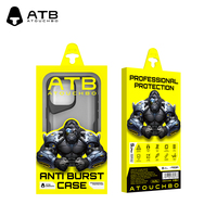 ATB Titan Series Magic Crystal Mecha Shell antichoc anti-empreintes digitales étui de téléphone pour iPhone 15 14 13 12 étui de téléphone portable