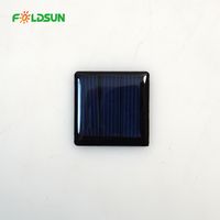 Cella Solare Monocristallina FOLDSUN in Resina Epossidica PERC 30x30mm 1.5V 0.2W 22.7% Efficienza CE ROHS per Piccoli Dispositivi Elettronici