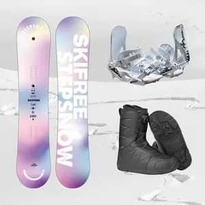 Snowboard professionnel personnalisé à vendre snowboard femme ensemble 2024
