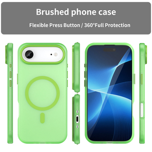 เคสโทรศัพท์แม่เหล็กชาร์จไร้สาย TPU ฝ้าสำหรับ <span class=keywords><strong>iPhone</strong></span> 17AIR 17 PRO MAX 16 15 promax14 Pro 13 12 11 2025 - Product Image 3