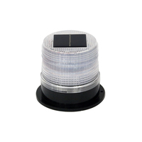 Balise de chantier magnétique à clignotement contrôlé par la lumière, signalisation de sécurité routière LED solaire pour véhicules