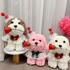 Fête des mères populaire et Premium en gros mousse/pe Led Rose <span class=keywords><strong>chiot</strong></span> Rose ours pour les cadeaux de Saint Valentin - Product Image 6