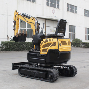 Mini-excavatrice sur chenilles jaune 13 tonnes pour usage agricole multifonction EZ 13 - Product Image 3