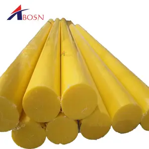 Factory Price UHMWPE Plastic 20mm Yellow Color Board PE HDPE Rod UHMWPE Bar Rod