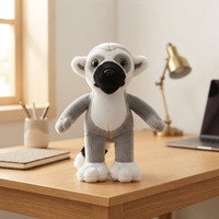 Peluche personnalisée de 25 cm, jouet en peluche lémur, jouet en peluche doux