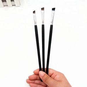 Pincel de Cejas de Ángulo Pequeño Profesional con Logotipo Privado de Fábrica de Fabricante OEM ODM para Delineador de Ojos - Product Image 4
