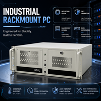Serveur en rack 4U avec processeur Core I3 4160, ordinateur cloud pour le streaming et les centres de données