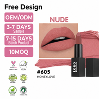 Rouge à lèvres mat crème 50 couleurs, longue tenue, teinte nude, emballage personnalisé, marque privée, rouge à lèvres OEM, approvisionnement en gros
