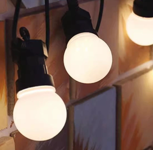 Hometown <span class=keywords><strong>Evolution</strong></span> 100 pieds noir G50 Globe guirlandes lumineuses cuivre extérieur guirlandes lumineuses pour patio café fête éclairage de noël - Product Image 1