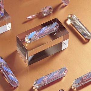 Tubes de gloss à lèvres en cristal avec logo personnalisé, 6,5 ml, tubes de gloss à lèvres vides uniques, personnalisables - Product Image 5